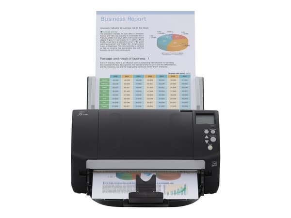 Fujitsu fi-7160 - Dokumentskanner - Dubbel CCD - Duplex - 216 x 355.6 mm - 600 dpi x 600 dpi - upp till 60 sidor/minut (mono) / upp till 60 sidor/min
