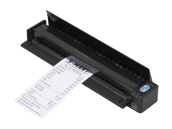 Fujitsu ScanSnap iX100, 216 x 360 mm, 600 x 600 DPI, 5 sek/sivu, Mustavalkoinen, Yksivärinen, CDF + Arkin syöttö -skanneri, Musta