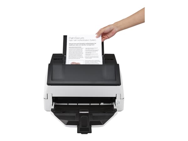 Fujitsu fi-7600 ADF + scanner med manuell matning 600 x 600 DPI A3 Svart, Vit