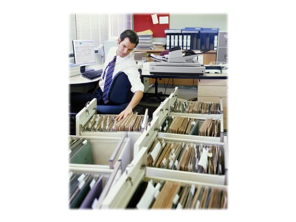 Ricoh fi-7700S - Dokumentskanner - Dubbel CCD - ARCH B - 600 dpi x 600 dpi - upp till 75 sidor/minut (mono) / upp till 75 sidor/minut (färg) - ADM (3