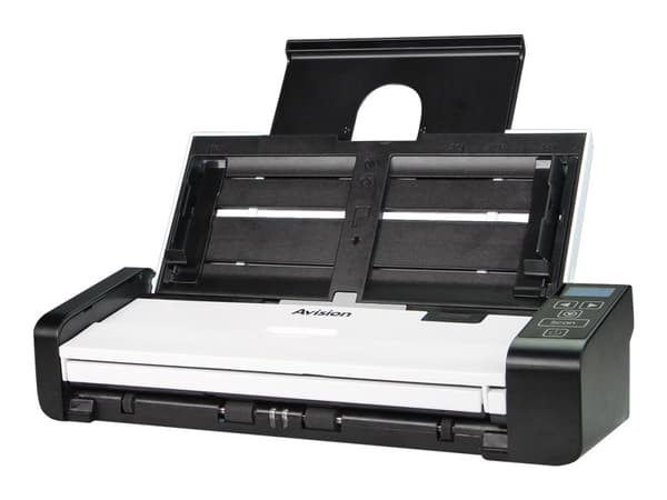 Avision AD215 series AD215L - Dokumentskanner - Contact Image Sensor (CIS) - Dupleks - Legal - 600 dpi - inntil 20 spm (mono) / inntil 20 spm (farge) Sort, Hvit