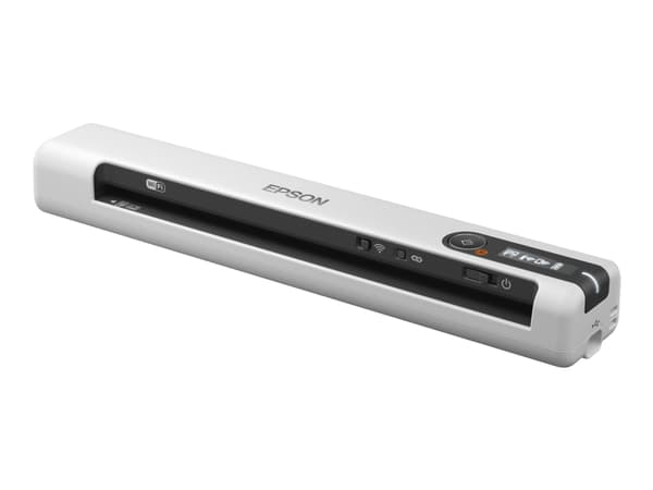 Epson WorkForce DS-80W - Dokumentskanner - Kontaktbildsensor (CIS) - A4 - 600 dpi x 600 dpi - upp till 15 sidor/minut (mono) / upp till 15 sidor/minu