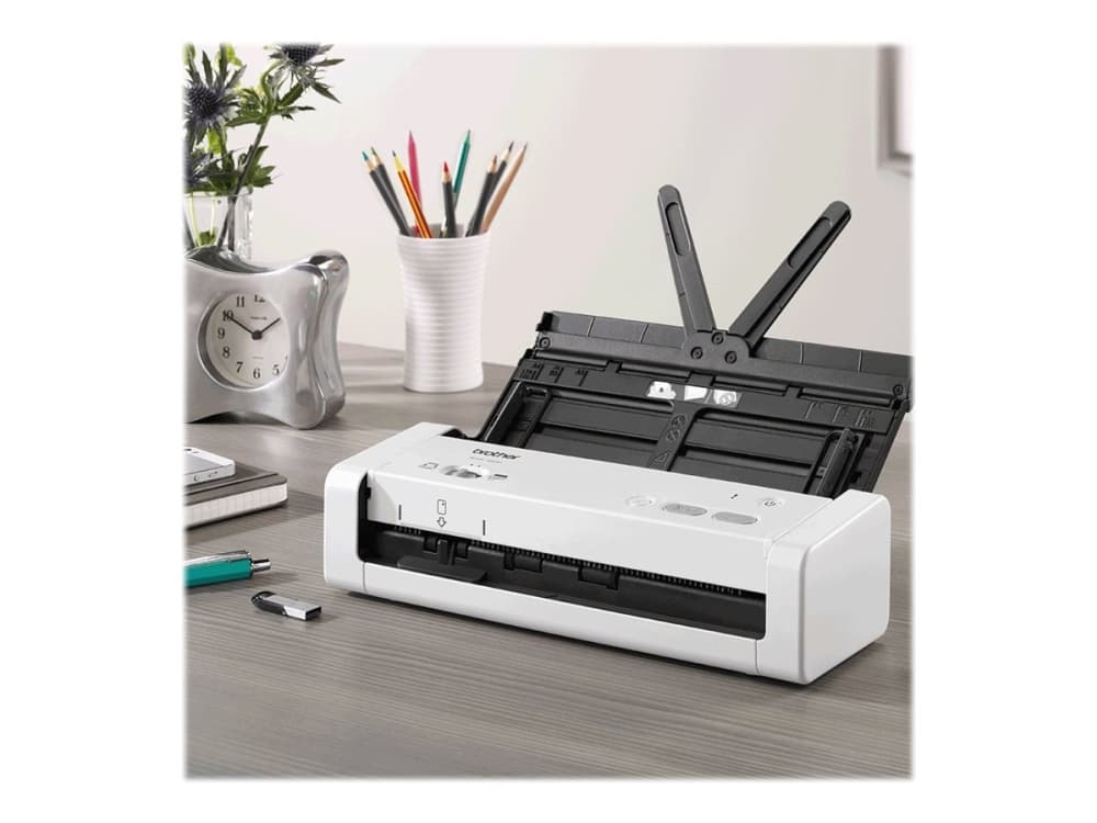 Brother ADS-1200 - Dokumentskanner - Dubbel CIS - Duplex - A4 - 600 dpi x 600 dpi - upp till 25 sidor/minut (mono) / upp till 25 sidor/minut (färg) -