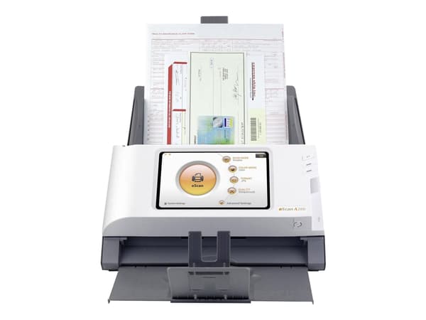 Plustek eScan A280 - Essential - dokumentskanner - CCD - Dupleks - Legal - 600 dpi x 600 dpi - inntil 20 spm (mono) / inntil 20 spm (farge) - ADF (50