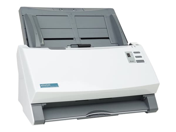 Plustek SmartOffice PS456U Plus - Dokumentskanner - Dobbel CIS - Dupleks - 216 x 5080 mm - 600 dpi x 600 dpi - inntil 80 spm (mono) / inntil 45 spm (