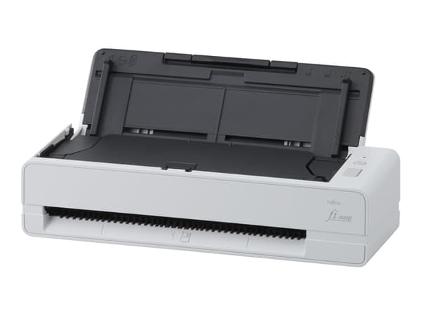 Ricoh fi-800R - Dokumentskanner - Dobbel CIS - Dupleks - A4 - 600 dpi x 600 dpi - inntil 40 spm (mono) / inntil 40 spm (farge) - ADF (30 ark) - innti Sort, Hvit