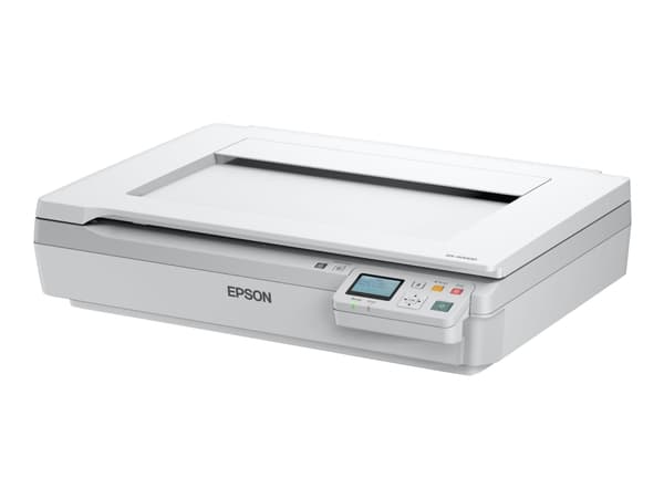Epson WorkForce DS-50000N, 600 x 600 DPI, 16 bittiä, 48 bittiä, 4 sek/sivu, Tasoskanneri, Valkoinen