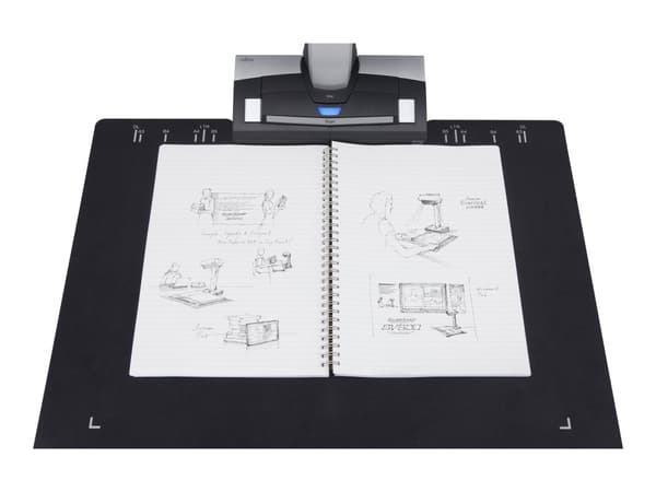 Fujitsu ScanSnap SV600 Overhead-skanner 285 x 218 DPI A3 Svart, Vit