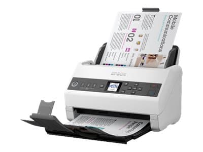 Epson WorkForce DS-730N - Dokumentskanner - Kontaktbildsensor (CIS) - Duplex - A4/Legal - 600 dpi x 600 dpi - upp till 40 sidor/minut (mono) / upp ti