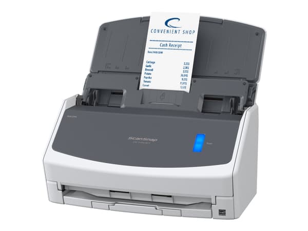 Ricoh ScanSnap iX1600, 216 x 360 mm, 600 x 600 DPI, 40 ppm, ADF + Manuaalinen syöttöskanneri, Valkoinen, TFT