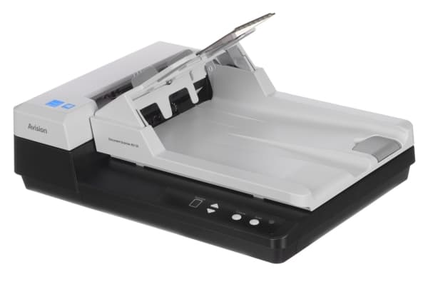 Avision DF-1701B, 216 x 356 mm, 1200 x 1200 DPI, Taso- ja ADF-skanneri, Musta, 3000 sivua, LED