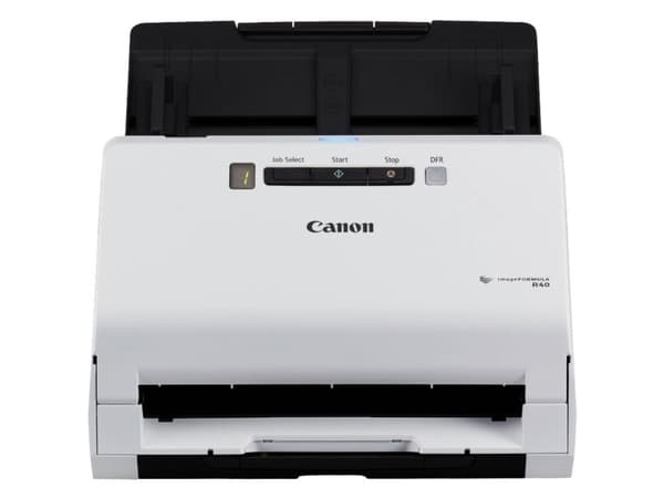 Canon imageFORMULA R40 - Dokumentskanner - CMOS/CIS - Duplex - A4 - 600 dpi - upp till 40 sidor/minut (mono) / upp till 30 sidor/minut (färg) - ADM (