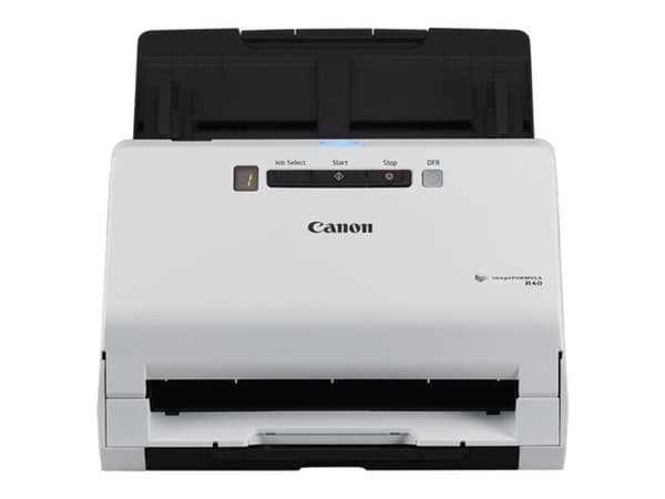 Canon imageFORMULA R40 - Dokumentskanner - CMOS/CIS - Duplex - A4 - 600 dpi - upp till 40 sidor/minut (mono) / upp till 30 sidor/minut (färg) - ADM (