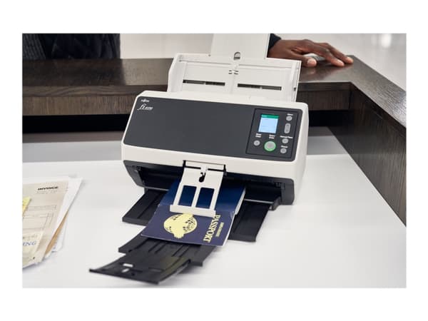 Ricoh fi-8190, 216 x 355,6 mm, 600 x 600 DPI, 90 ppm, Mustavalkoinen, Yksivärinen, ADF + Manuaalinen syöttöskanneri, Musta, Harmaa