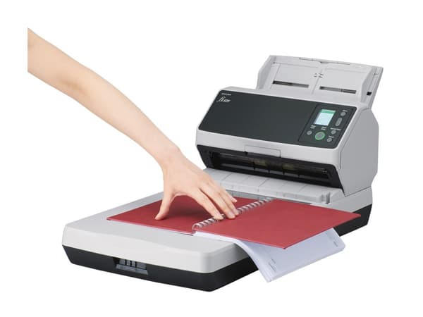 Fujitsu fi-8290, 216 x 355,6 mm, 600 x 600 DPI, 90 ppm, Mustavalkoinen, Yksivärinen, ADF + Manuaalinen syöttöskanneri, Musta, Harmaa