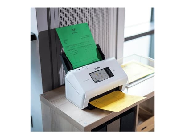 Brother ADS-4900W - Dokumentskanner - Dobbel CIS - Dupleks - A4 - 600 dpi x 600 dpi - inntil 60 spm (mono) / inntil 60 spm (farge) - ADF (100 ark) -