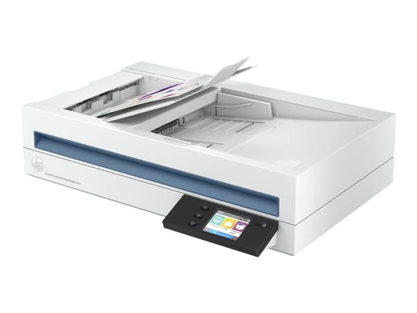HP ScanJet Enterprise Flow N6600 fnw1 - Asiakirjaskanneri - Kosketuskuvantunnistin (CIS) - Duplex - A4/Legal - 600 dpi x 600 dpi - enintään 50 sivua/