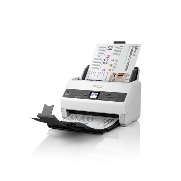 EPSON WorkForce DS-730N - Dubbelsidig dokumentskanner Svart, Grå