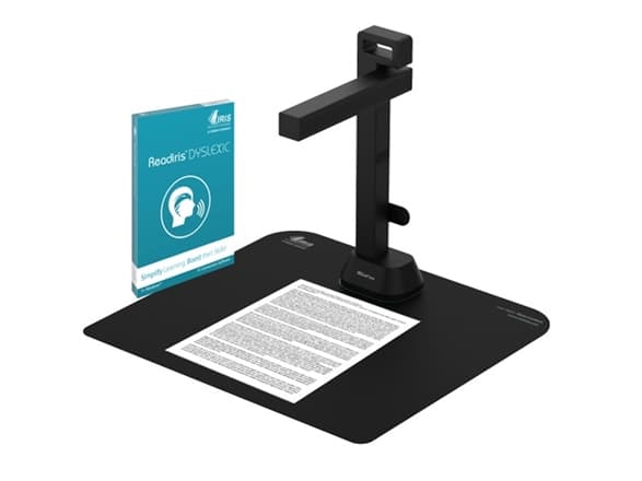 IRIS IRIScan Desk 6 Pro Dislexic - Digital dokumentkamera - färg - 13.000.000 pixlar - 2048 x 1536 - ljud - USB 2.0 - AVI, MPEG, FLV, WMV