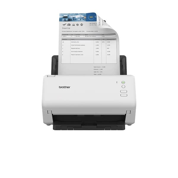 Brother ADS-4100 - Dokumentscanner - Dual CIS - Duplex - A4 - 600 dpi x 600 dpi - op til 35 sider/min. (monokrom) / op til 35 sider/min. (farve) - aut