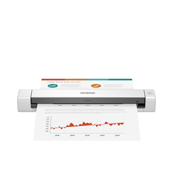 Brother DSmobile DS-640 300 x 300 DPI Hvid Sort, Hvid