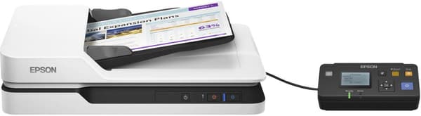 Epson WorkForce DS-1630 - Dokumentskanner - duplex - A4 - 1200 dpi x 1200 dpi - upp till 25 sidor/min. (monokrom) / upp till 25 sidor/min. (färg) - au