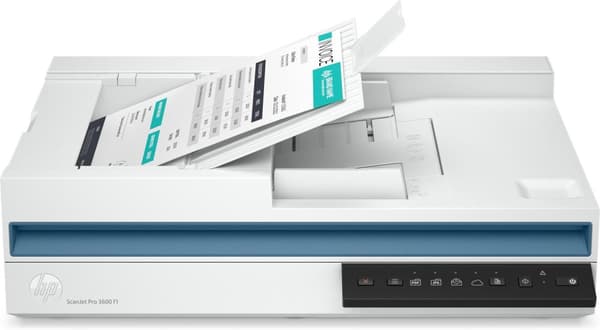 HP Scanjet Pro 3600 f1 - Dokumentscanner - Kontaktbilledsensor (CIS) - Duplex - A4/Letter - 600 dpi x 600 dpi - op til 30 sider/min. (monokrom) / op t