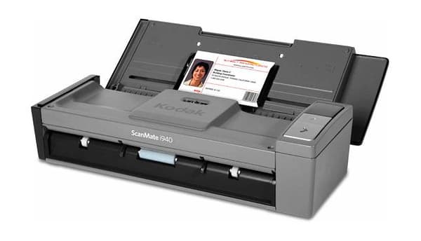 Kodak ScanMate i940 skanner - mobil dokumentskanner, upp till 20 ark/min., ADF 20 ark, duplex, USB, inkl. 3-års bytestjänst på plats