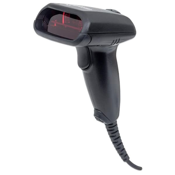 Manhattan Laser Barcode Scanner - Standard - Streckkodsläsare - Handhållen - 50 skanningar/sek. - avkodad - USB (177665)