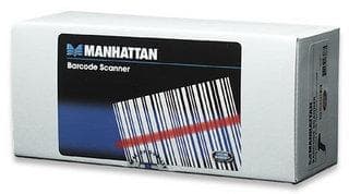 Manhattan 460835 USB Kit Streckkodsskannerkabel 1D CCD Svart Manuell USB