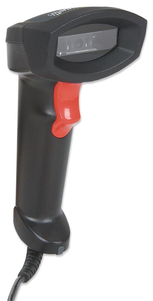 Manhattan 178433 USB Kit Streckkodsskannerkabel 1D CCD Svart Manuell USB