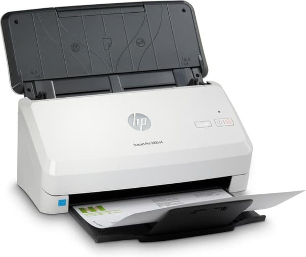 HP Scanjet Pro 3000 s4 arkmatning - dokumentskanner - duplex - 216 x 3100 mm - 600 dpi x 600 dpi - upp till 40 sidor/min. (monokrom) - automatisk doku