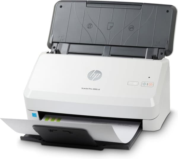 HP Scanjet Pro 3000 s4 arkmatning - dokumentskanner - duplex - 216 x 3100 mm - 600 dpi x 600 dpi - upp till 40 sidor/min. (monokrom) - automatisk doku