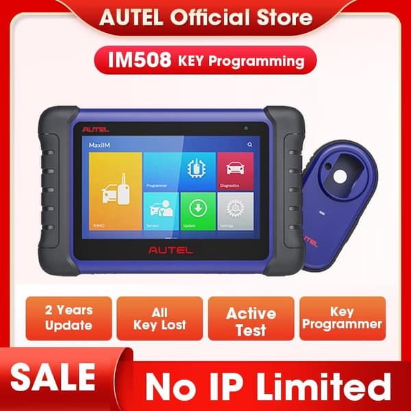 Autel MaxiIM IM508 XP400PRO OBD2 Auto Automotive Scanner IMMO-programmeringsdiagnoseværktøj Alt-i-en nøgleprogrammør