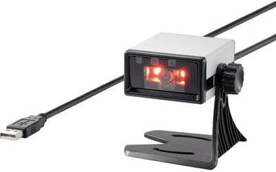 Renkforce FS5022J 2D viivakoodiskanneri langallinen 2D-kuvaus, hopea, musta pöytäskanneri (kiinteä) USB (RF-3794272)