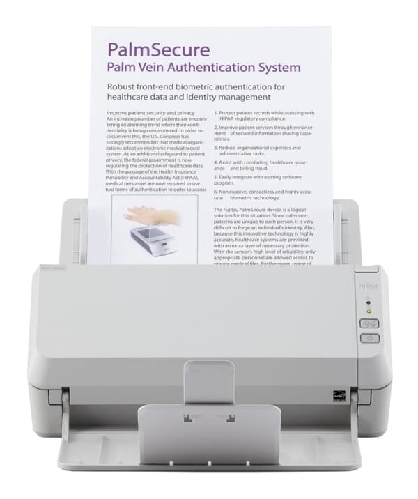 Fujitsu SP-1120N A4 Duplex LAN USB 20S./40 billede/min. Grå