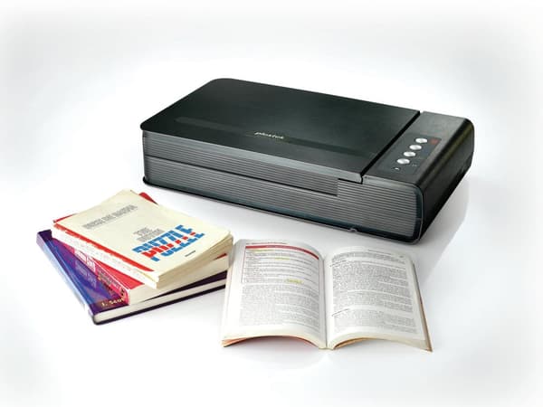 Plustek OpticBook 4800 - flatbäddsskanner - 216 x 297 mm - 1200 dpi - upp till 2500 skanningar/dag - USB 2.0 (0202)