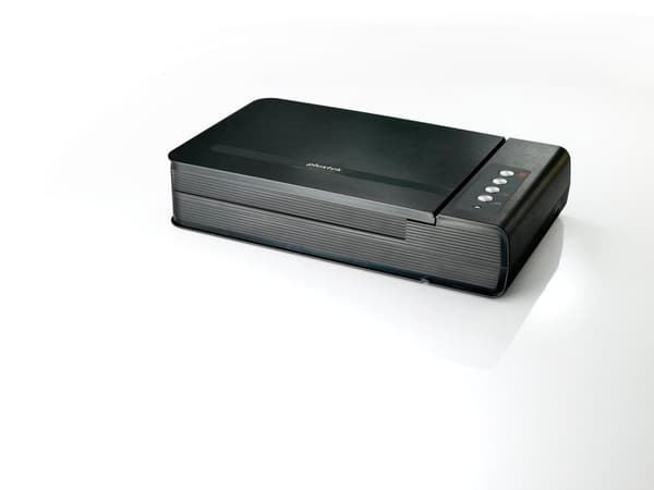 Plustek OpticBook 4800 - flatbed scanner - 216 x 297 mm - 1200 dpi - op til 2500 scanninger/dag - USB 2.0 (0202) Sort