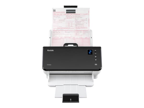Kodak E1040 - Dokumentskanner - Dubbel CIS - Duplex - 216 x 3000 mm - 600 dpi - upp till 40 sidor/minut (mono) / upp till 40 sidor/minut (färg) - ADM