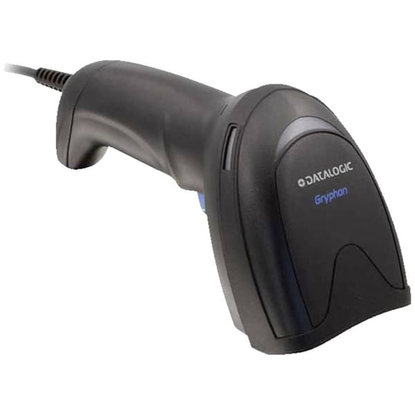 Datalogic Gryphon GD4220 1D Streckkodsskanner Kabelbunden 1D Linear Imager Svart Hand-skanner USB, USB-C®