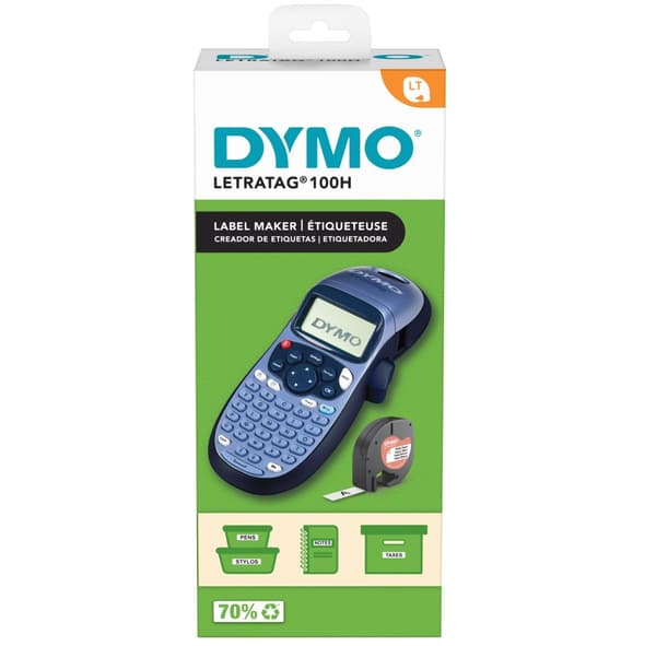Märkmaskin Letratag 100H Dymo Despec Svart, Blå