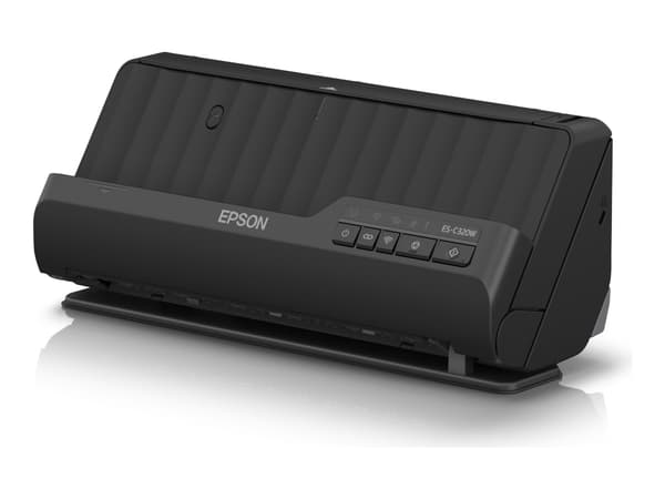 Epson ES-C320W - Arkmateskanner - Dupleks - A4/Legal - 600 dpi x 600 dpi - ADF (20 ark) - inntil 3500 skann pr. dag - USB 2.0, Wi-Fi(n)