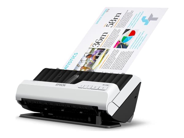 Epson DS-C330 - Arkmatad skanner - Duplex - A4/Legal - 600 dpi x 600 dpi - ADM (20 sidor) - upp till 3500 scanningar per dag - USB 2.0