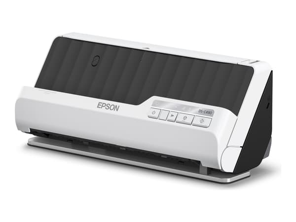Epson DS-C490 - Skanner med papirfødning - Dupleks - A4/Legal - 600 dpi x 600 dpi - ADF (20 sider) - USB 2.0
