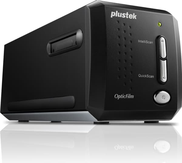 Plustek OpticFilm 8200i SE, 36,8 x 25,4 mm, 7200 x 7200 DPI, 48 bit, 24 bit, 36 sek/side, 113 sek/side