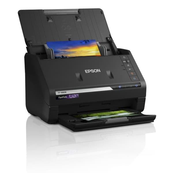 EPSON FastFoto FF-680W dokumentskanner - 600 dpi - Wifi med automatisk matare