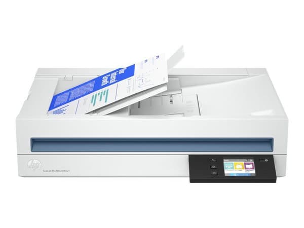 Dokument- och bildskanner - HP - Scanjet Pro N4600 Fnw1HP - Automatisk duplex - USB 3.0 - Ethernet