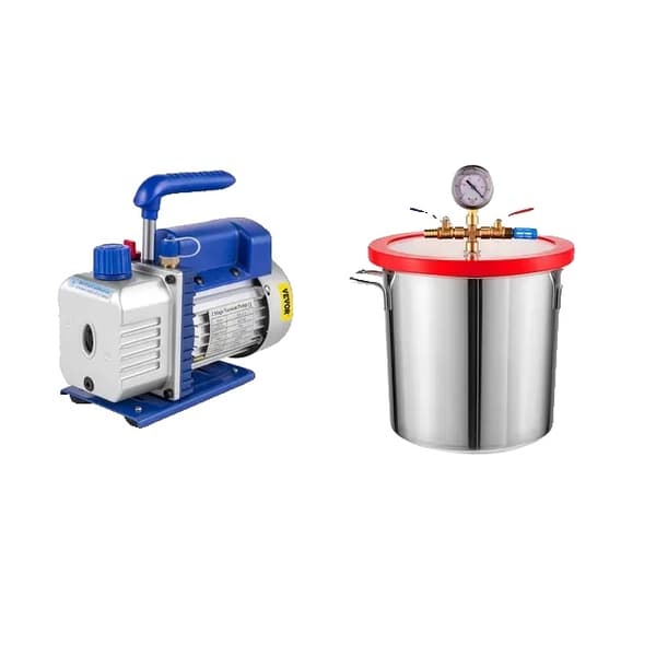 HVAC Vakuum Pumpe, 4CFM, Vakuumkammer Degasserings Kit
