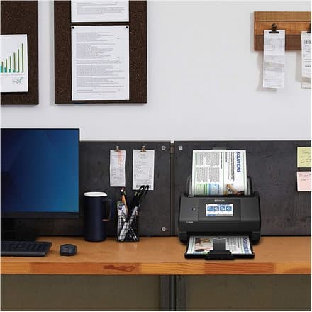 Epson WorkForce ES-580W Sheet-fed scanner 600 x 600 DPI A4 Black Sort