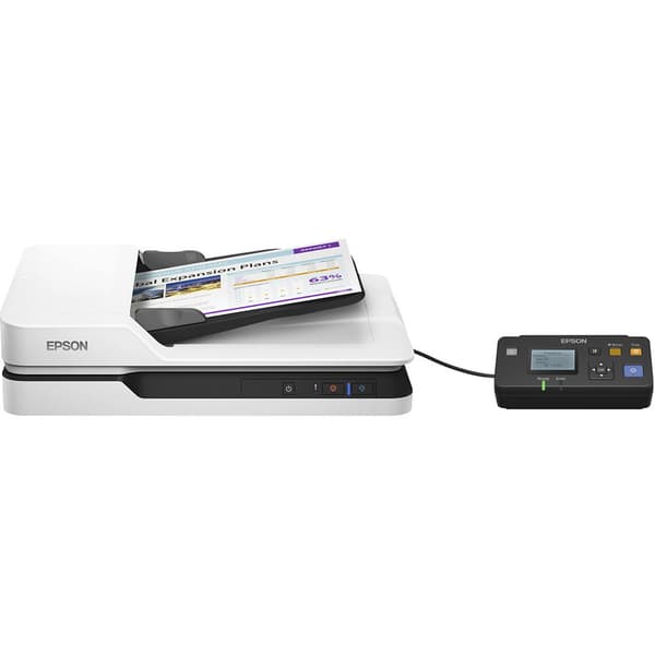 Epson Scanner Workforce Ds-1630 Hvid One Size / EU Plug Sort, Hvid